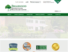 Tablet Screenshot of briarwoodrehab.com